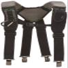 McGuire-Nicholas - BL-30289 30289 Bl- Load Bearing Gelfoam Suspenders For Added Back Support, Black Black view 1