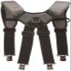 McGuire-Nicholas - BL-30289 30289 Bl- Load Bearing Gelfoam Suspenders For Added Back Support, Black Black view 2