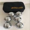 BuyBocceBalls Listing -73mm Metal Petanque/Boules Set with 6 Silver Balls and blackCase view 2