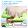 KMMIN Arm Sleeves UV Protection for Driving Cycling Golf Basketball Warmer Cooling UPF 50 Sunblock Protective Gloves for Men Women Adults Covering Tattoos, Navy/White/Green/Beige view 4
