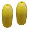 KUFA Sports 6x14-Inch Shrimp Trap Float (2-Pack), Yellow view 1