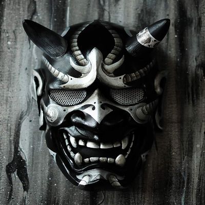 tripple_777 Hannya Kabuki Demon Oni Airsoft Mask BB Gun Halloween Costume Evil Cosplay MA242