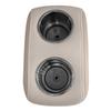 Wise 3059-1884 Pontoon Double Drink Holder with Stainless Steel Cup Holders, Platinum / Mocha Java view 2