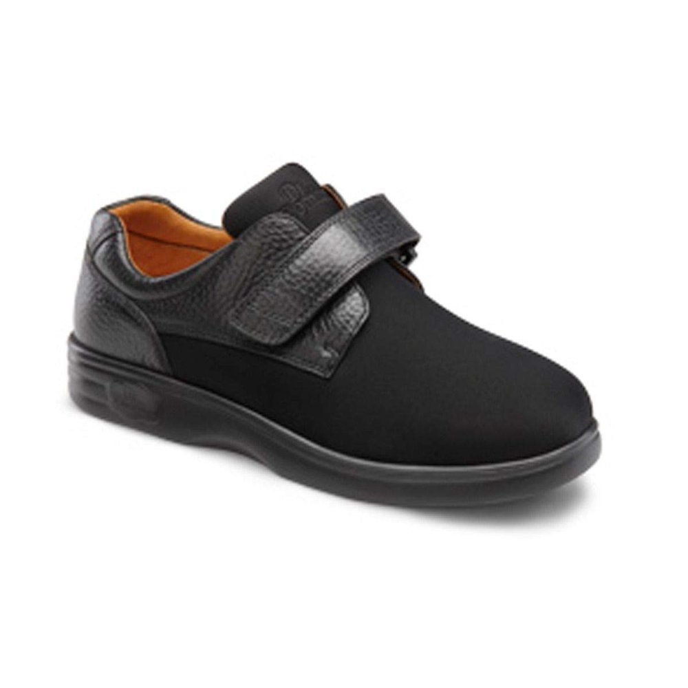 Dr. Comfort Women's Annie X Black Stretchable Diabetic Casual Shoes - 6.5 Wide