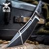 M48 Sabotage Tanto Fighter Knife  Black Oxide Coated Stainless Steel Blade, Injection Molded TPR Handle, Vortec Blade Cover - A New Age of Tanto Knife for the Modern User view 3