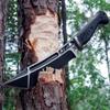 M48 Sabotage Tanto Fighter Knife  Black Oxide Coated Stainless Steel Blade, Injection Molded TPR Handle, Vortec Blade Cover - A New Age of Tanto Knife for the Modern User view 4
