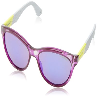 Carrera Sunglasses (Safilo Group) CA5011/S Rectangular Sunglasses, Camoflauge Violet, 54 mm