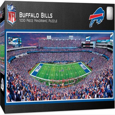 MasterPieces 1000 Piece Sports Jigsaw Puzzle - NFL Buffalo Bills Center View Panoramic - 13"x39"