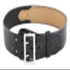 First Class Leather Sam Browne Duty Belt Police, Sheriff, and Security Half Leather-Lined, 2-1/4" Width Plain and Basketweave Duty Belt (40, Nickel Sam Browne Basketweave) view 1