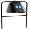 Do-All Outdoors Steel Cow Bell Shooting Plinking Target Rated for .22 Caliber , black view 2