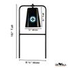 Do-All Outdoors Steel Cow Bell Shooting Plinking Target Rated for .22 Caliber , black view 3