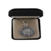 Silver Tone St Saint Christopher Medal, 1 Inch Diameter view 2