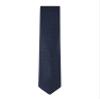 Calvin Klein Men's Steel Micro Solid A Tie, Navy, Regular view 2