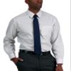Calvin Klein Men's Steel Micro Solid A Tie, Navy, Regular view 4