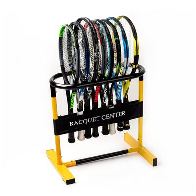 Oncourt Offcourt Racquet Center - Tennis Racquet Holder | Safely Holds Up to 15 Adult Racquets | No-Scratch Surface | No Tools Required for Assembly