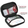 I GO 85 Pieces Hard Shell Mini Compact First Aid Kit, Small Personal Emergency Survival Kit for Travel Hiking Camping Backpacking Hunting Marine Car, Black view 3