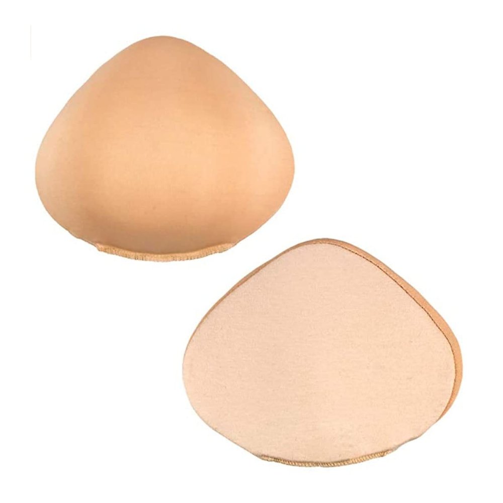 Braza Breast Form - Foam Mastectomy Prosthesis Bra Insert Pads - Breast Form Ideal for Post-Surgery Casual Wear, Beige Size 7