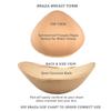 Braza Breast Form - Foam Mastectomy Prosthesis Bra Insert Pads - Breast Form Ideal for Post-Surgery Casual Wear, Beige Size 7 view 2