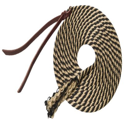 Weaver Leather Silvertip Get Down Rope, Black/Tan, 14-Feet