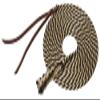 Weaver Leather Silvertip Get Down Rope, Black/Tan, 14-Feet view 1
