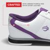 BSI Women's 460 Classic Bowling Shoe - Lightweight Shoes with Cushioned Support for Women, Purple & White, Size 11 view 3