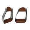 Tahoe Tack Angled Knee Relief Heavyweight Adult Western Stirrups view 1