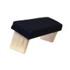 Mudra Crafts Black Foldable Meditation Chair - Yoga Zen Meditation Bench Kneeling Stool - Wooden Meditation Stool with Cushion - Prayer Kneeler Seiza Meditation Seat view 1