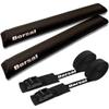 DORSAL Sunguard (No Fade) Aero Roof Rack Pads and 15 ft Straps for Car Surfboard Kayak SUP Snowboard view 1