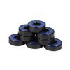 52mm Blank Skateboard Wheels + ABEC 7 Bearings Spacers (Yellow) view 4