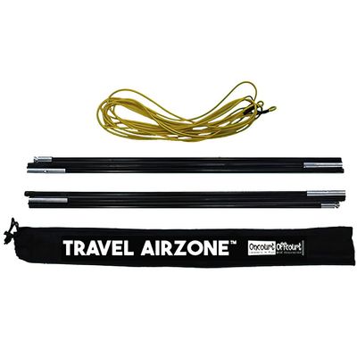 Travel Airzone Net - Tennis Training Aid | Ultra-Portable, Lightweight & Compact | Bag Included | Adjust up to 8 Ft | Quick & Easy Assembly No Tools Needed | Great for Players and Coaches