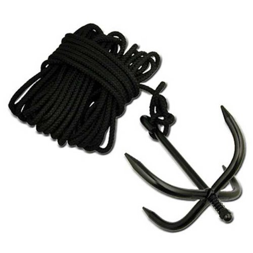 Lastworld Grappling Anchor Hook with Nylon Ninja Rope Cadet Bushcraft