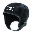 New Scuba Diver 1mm Neoprene Sport Beanie with Skull Design for Boatwear and WaterSports - Black (Small/Medium)/LID