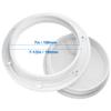 Amarine Made 7 inch Boat Round Non Slip Inspection Hatch Detachable Cover and Pre-drilled Holes in Deck Plate Easily to Install Cut Out Dia:7-1/2" Outside Dia: 9-4/5" view 3