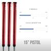 Winn Excel 15-Inch Pistol Putter Grip, Red view 4