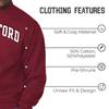 Campus Colors Adult Arch & Logo Soft Style Gameday Crewneck Sweatshirt (Stanford Cardinal - Cardinal, Small) view 4