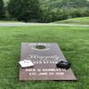 GoSports Wedding Theme Cornhole Bag Set - Includes 4 Black Mr Bags and 4 White Mrs Bags view 2