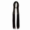 MapofBeauty 40 Inch 100 cm Black Long Straight Cosplay Costume Wig Fashion Party Wig view 1