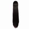 MapofBeauty 40 Inch 100 cm Black Long Straight Cosplay Costume Wig Fashion Party Wig view 2