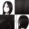 MapofBeauty 40 Inch 100 cm Black Long Straight Cosplay Costume Wig Fashion Party Wig view 3