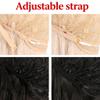 MapofBeauty 40 Inch 100 cm Black Long Straight Cosplay Costume Wig Fashion Party Wig view 4