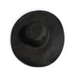 Women Girls Large Brimmed Garden Beach Big Summer Sun Hat Swimming Garden Beach Straw Hat for Holiday Traveling Black view 1