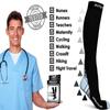 Physix Gear Compression Socks - Best Men & Womens Compression Socks for Circulation, Running, Nurses, Athletic Use Sock Compression, Blood Pressure Socks, Calcetines de Compresion, Black/Grey, S/M view 4