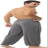 HOEREV Men's Super Soft Modal Spandex Harem Yoga/ Pilates Pants,Darkgrey,Medium view 3