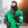 MCTi Waterproof Mens Ski Gloves Winter Warm 3M Thinsulate Snowboard Snowmobile Cold Weather Gloves Grey Medium view 2