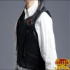 HILASON Safety Tall Collar Bull Riding Vest, Black, Unisex-Adults, Sleeveless, Leather, Protective, Equestrian, Rodeo, Vest view 3