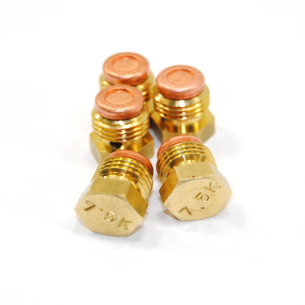 Guerrilla Air 7.5k Burst Disk for 4500 psi Regulators - Brass 5 Pack