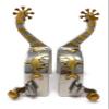 AJ Tack Stainless Steel Offset Pleasure Horse Spurs - Mens view 2