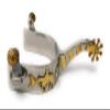 AJ Tack Stainless Steel Offset Pleasure Horse Spurs - Mens view 4