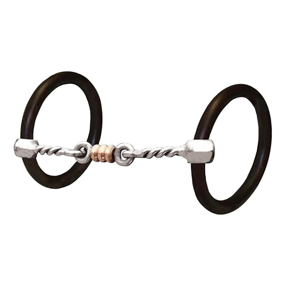 Professional's Choice Bob Avila Three Piece Twisted Wire Snaffle