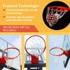 Breakaway Double Spring Basketball Rim, Heavy Duty Pro Slam Flex Rim Replacement 5/8-In, Standard Goal Reinforced Mounting Bracket Fit Most Size Backboards Indoor and Outdoor view 2